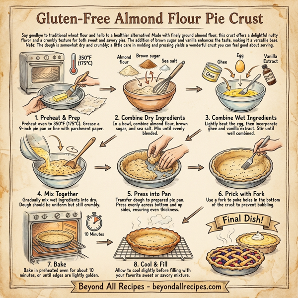 Gluten-Free Almond Flour Pie Crust instructions