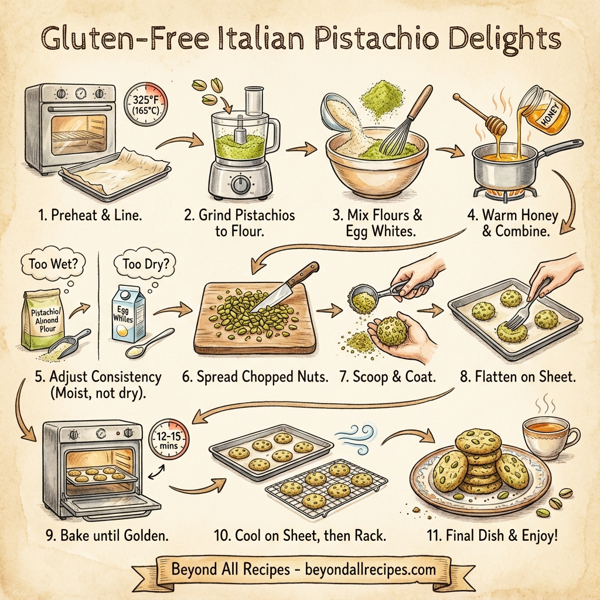 Gluten-Free Italian Pistachio Delights instructions