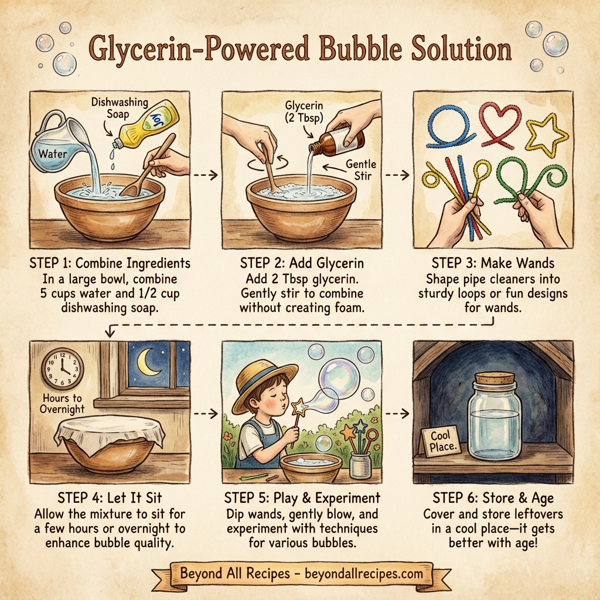 Glycerin-Powered Bubble Solution instructions