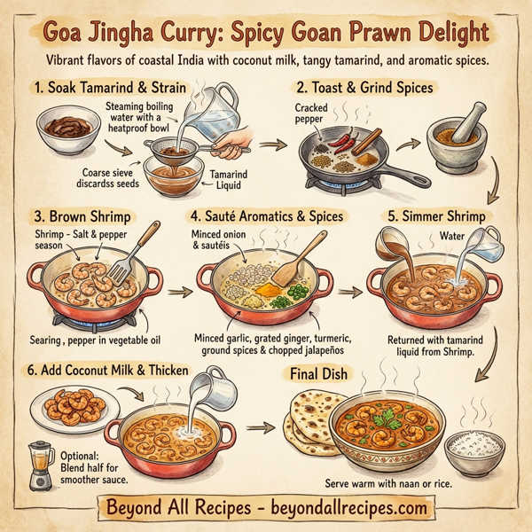 Goa Jingha Curry: Spicy Goan Prawn Delight instructions