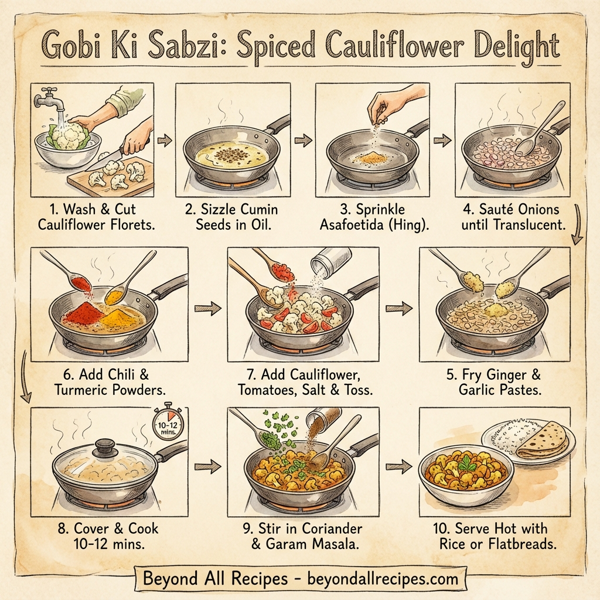 Gobi Ki Sabzi: Spiced Cauliflower Delight instructions