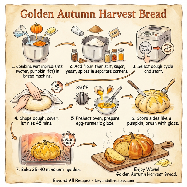 Golden Autumn Harvest Bread instructions
