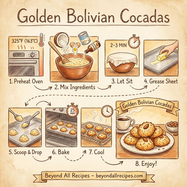 Golden Bolivian Cocadas instructions