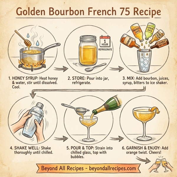 Golden Bourbon French 75 instructions