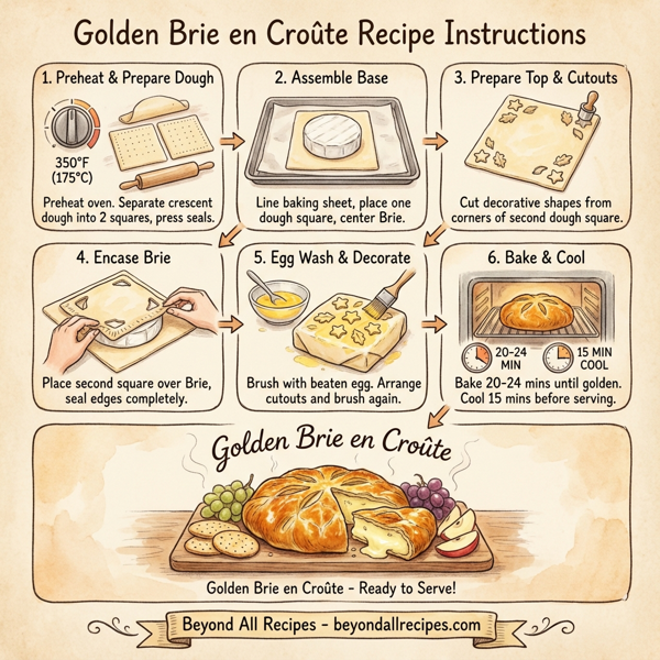 Golden Brie en Croûte instructions