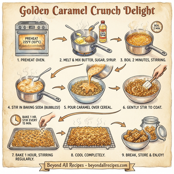 Golden Caramel Crunch Delight instructions