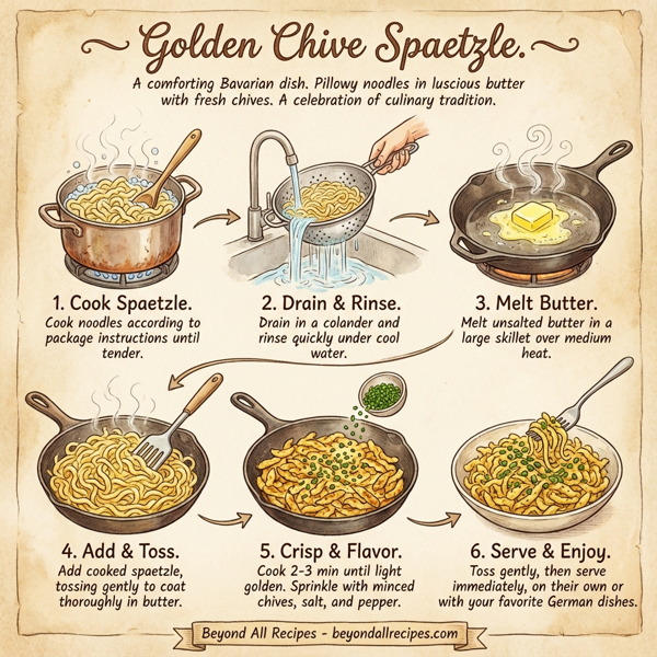 Golden Chive Spaetzle instructions