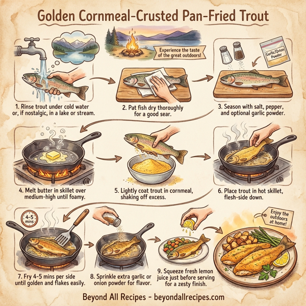 Golden Cornmeal-Crusted Pan-Fried Trout instructions