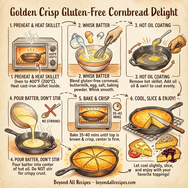 Golden Crisp Gluten-Free Cornbread Delight instructions