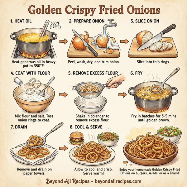 Golden Crispy Fried Onions instructions
