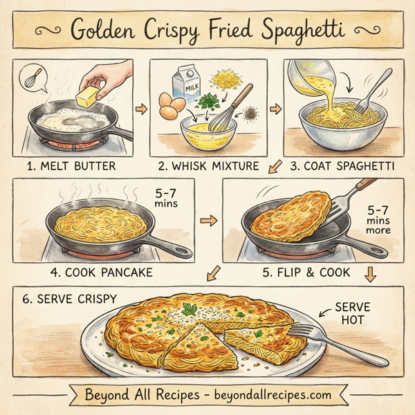 Golden Crispy Fried Spaghetti instructions