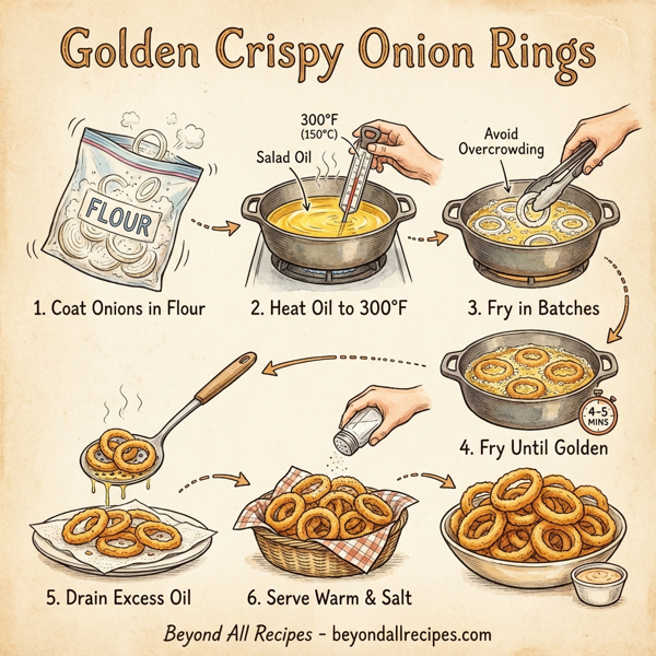 Golden Crispy Onion Rings instructions
