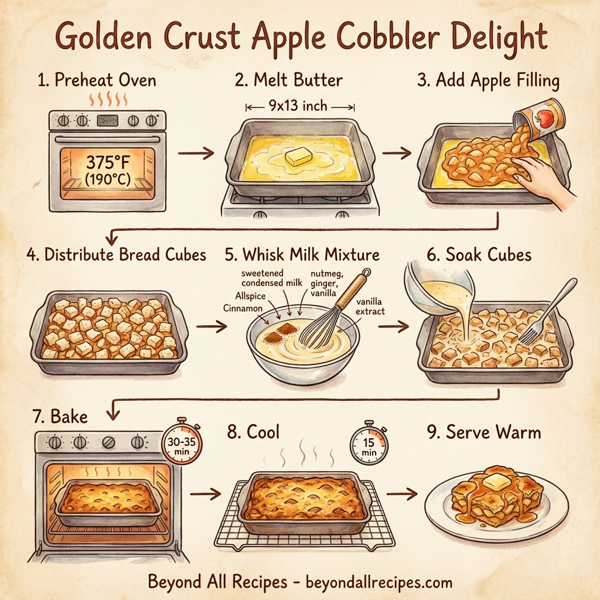 Golden Crust Apple Cobbler Delight instructions