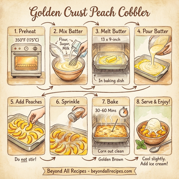 Golden Crust Peach Cobbler instructions