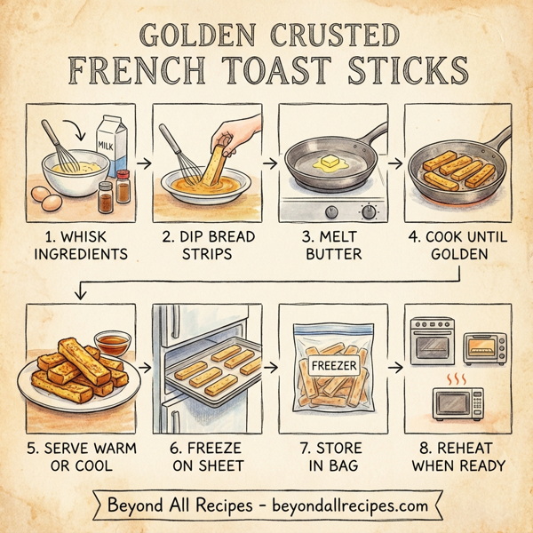 Golden Crusted French Toast Sticks instructions