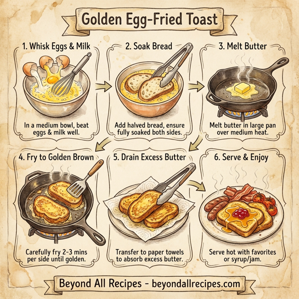 Golden Egg-Fried Toast instructions