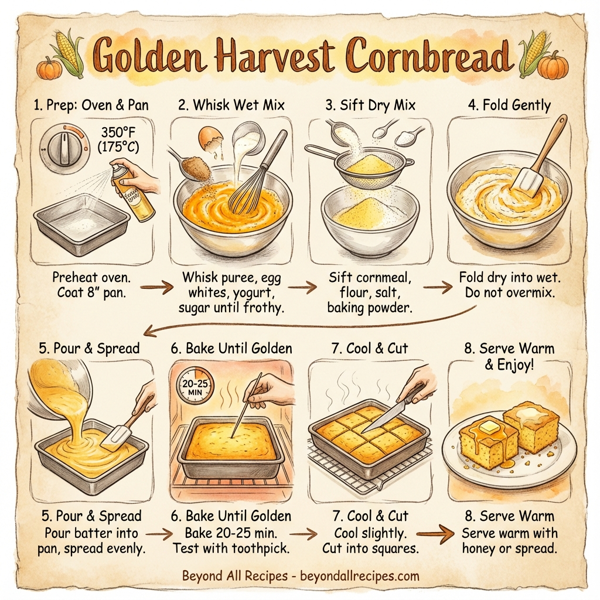 Golden Harvest Cornbread instructions