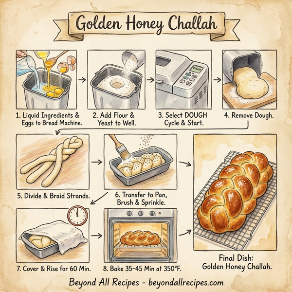 Golden Honey Challah instructions