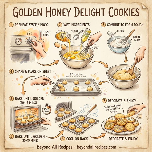 Golden Honey Delight Cookies instructions