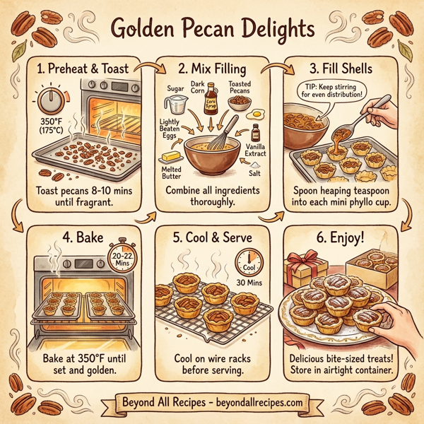 Golden Pecan Delights instructions