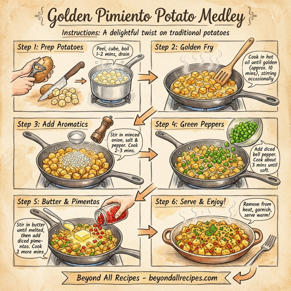 Golden Pimiento Potato Medley instructions