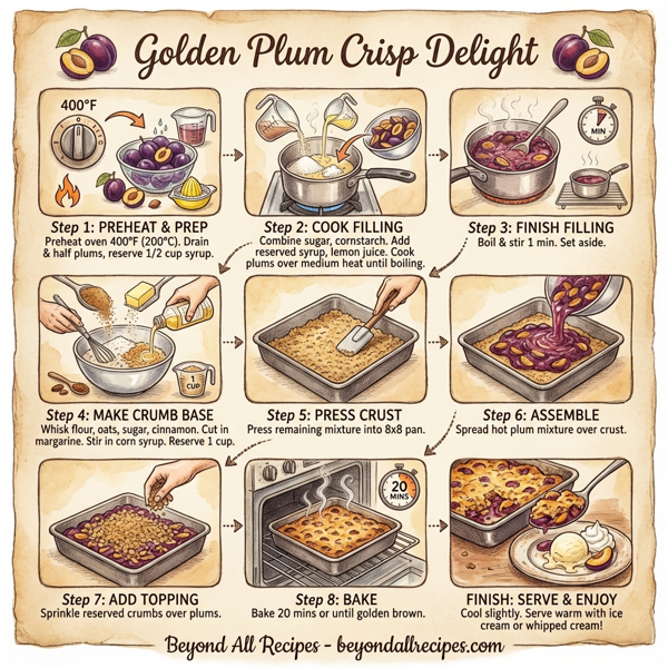 Golden Plum Crisp Delight instructions