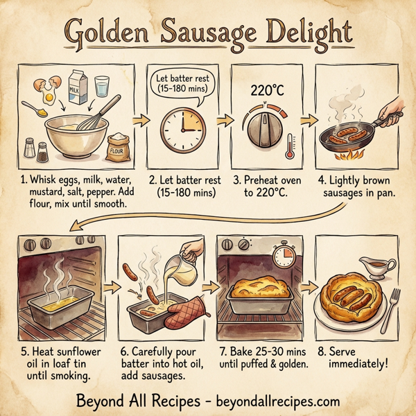 Golden Sausage Delight instructions