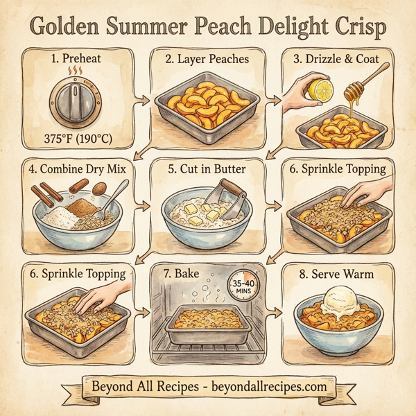 Golden Summer Peach Delight Crisp instructions