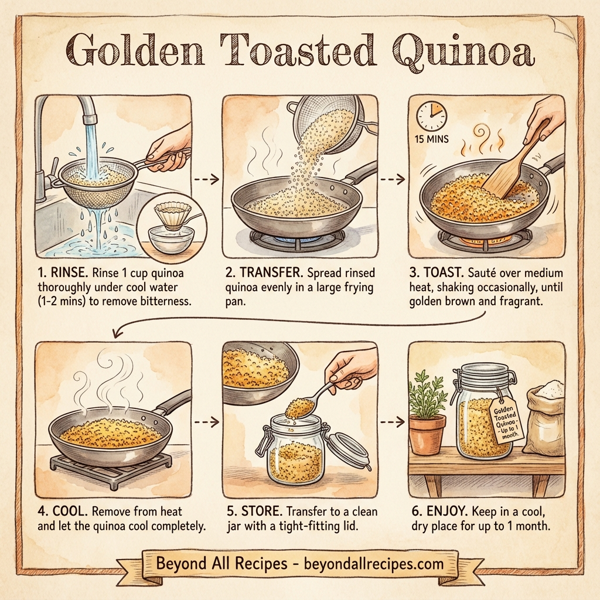 Golden Toasted Quinoa instructions