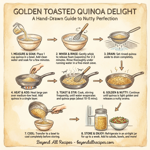 Golden Toasted Quinoa Delight instructions