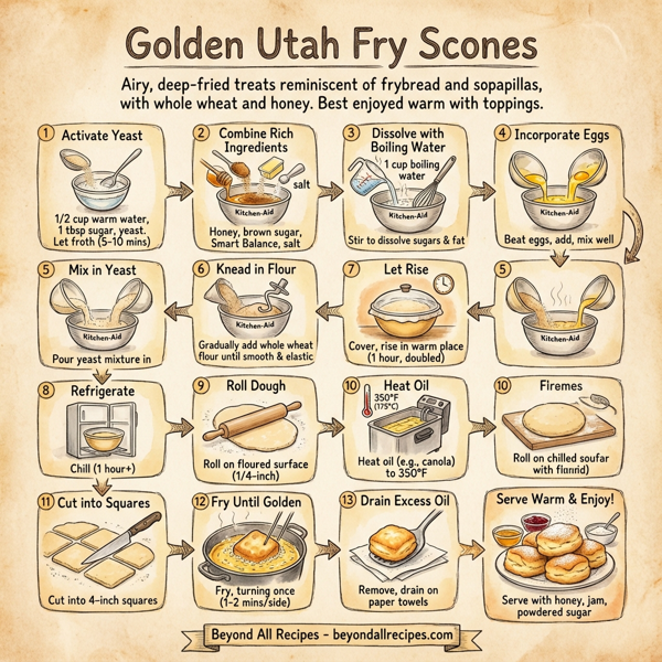 Golden Utah Fry Scones instructions