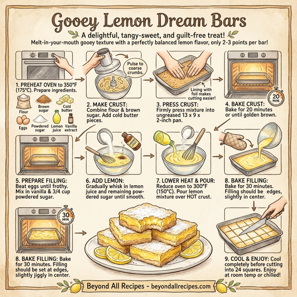 Gooey Lemon Dream Bars instructions