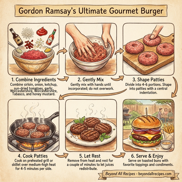 Gordon Ramsay's Ultimate Gourmet Burger instructions