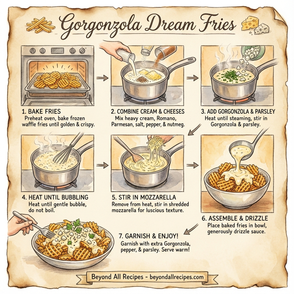 Gorgonzola Dream Fries instructions