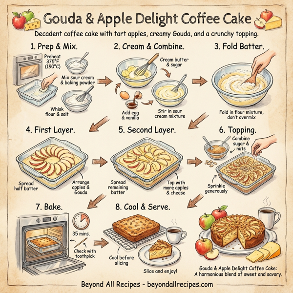 Gouda & Apple Delight Coffee Cake instructions