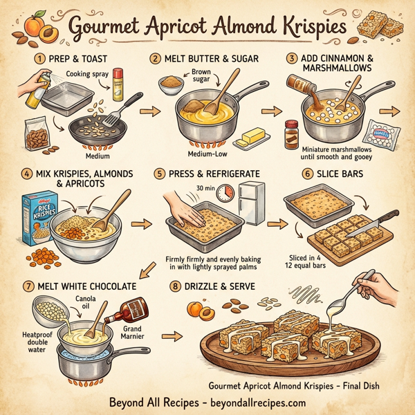 Gourmet Apricot Almond Krispies instructions