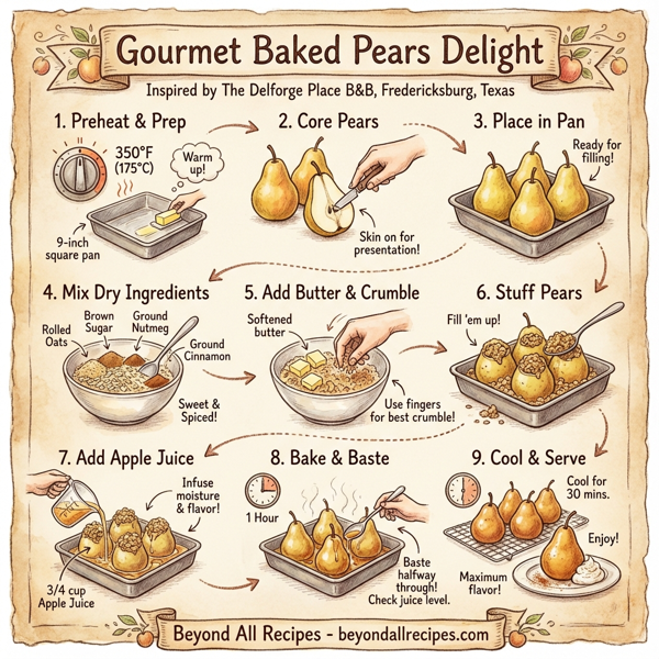 Gourmet Baked Pears Delight instructions