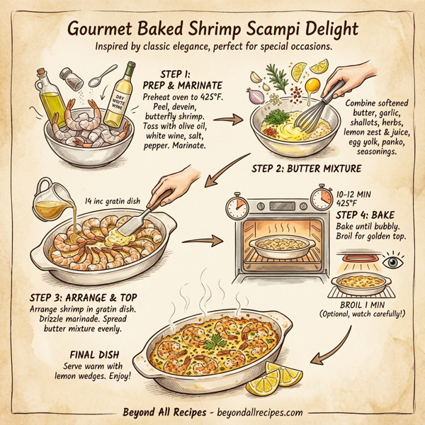 Gourmet Baked Shrimp Scampi Delight instructions