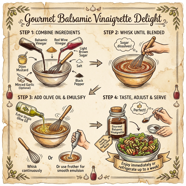 Gourmet Balsamic Vinaigrette Delight instructions