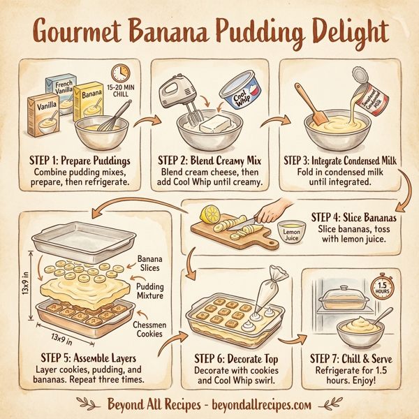 Gourmet Banana Pudding Delight instructions