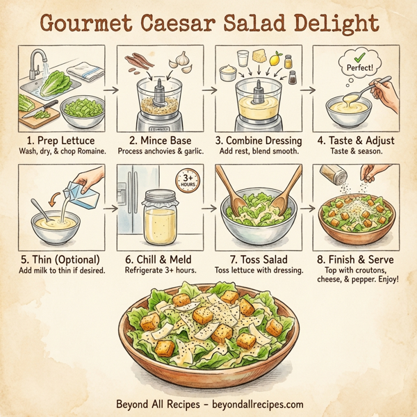 Gourmet Caesar Salad Delight instructions