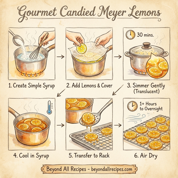 Gourmet Candied Meyer Lemons instructions