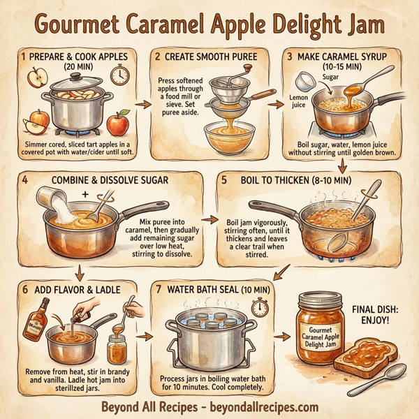 Gourmet Caramel Apple Delight Jam instructions