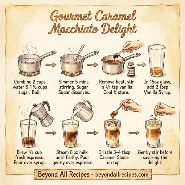 Gourmet Caramel Macchiato Delight instructions