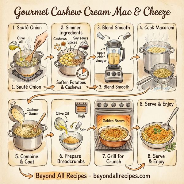 Gourmet Cashew Cream Mac & Cheeze instructions