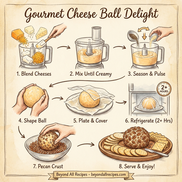 Gourmet Cheese Ball Delight instructions