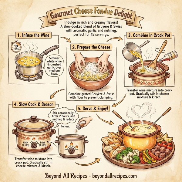 Gourmet Cheese Fondue Delight instructions