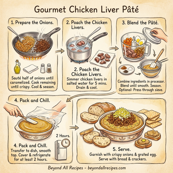 Gourmet Chicken Liver Pâté instructions