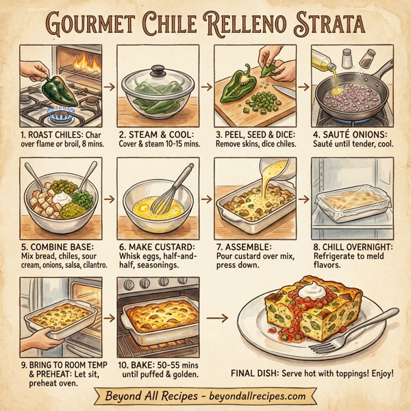 Gourmet Chile Relleno Strata instructions