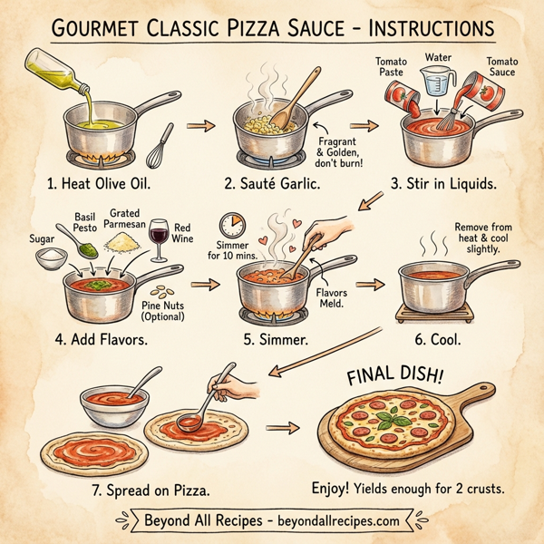 Gourmet Classic Pizza Sauce instructions